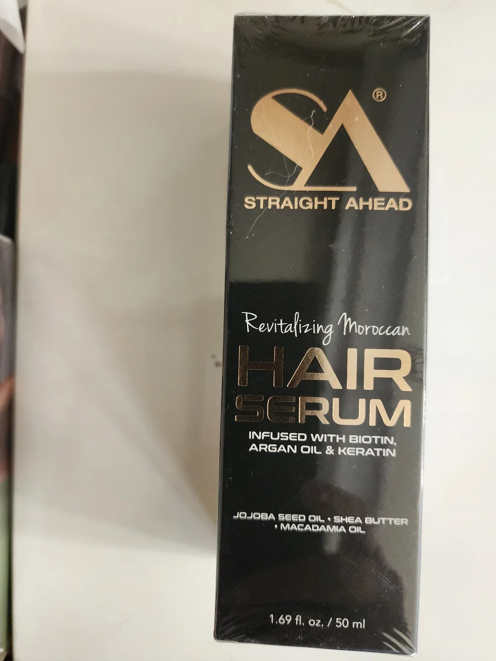 Straight Ahead Aura Hair Serum - Lavender & Silver Bottle